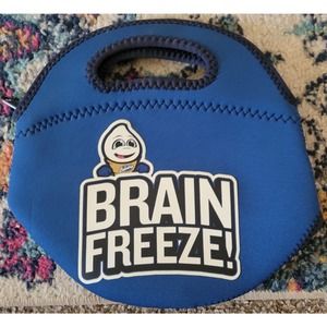 BYO CULVERS Express Rambler Lunch Bag Advertising Promo Blue Brain Freeze FP20